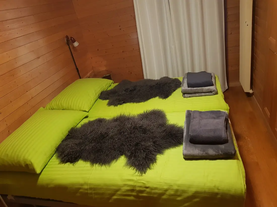 chalet, les ondelines, champex, chambre à coucher 3